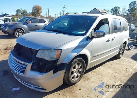 2012 Chrysler Town & Country Touring-L из США, поврежденный, VIN 2C4RC1CG2CR150599